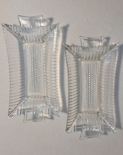 Vintage unmarked clear - vintage, glass