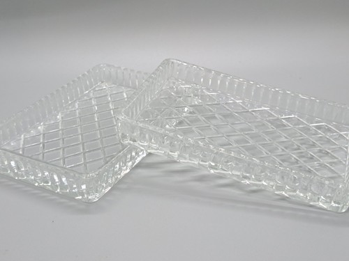 Set glass jewelry trinket - of,